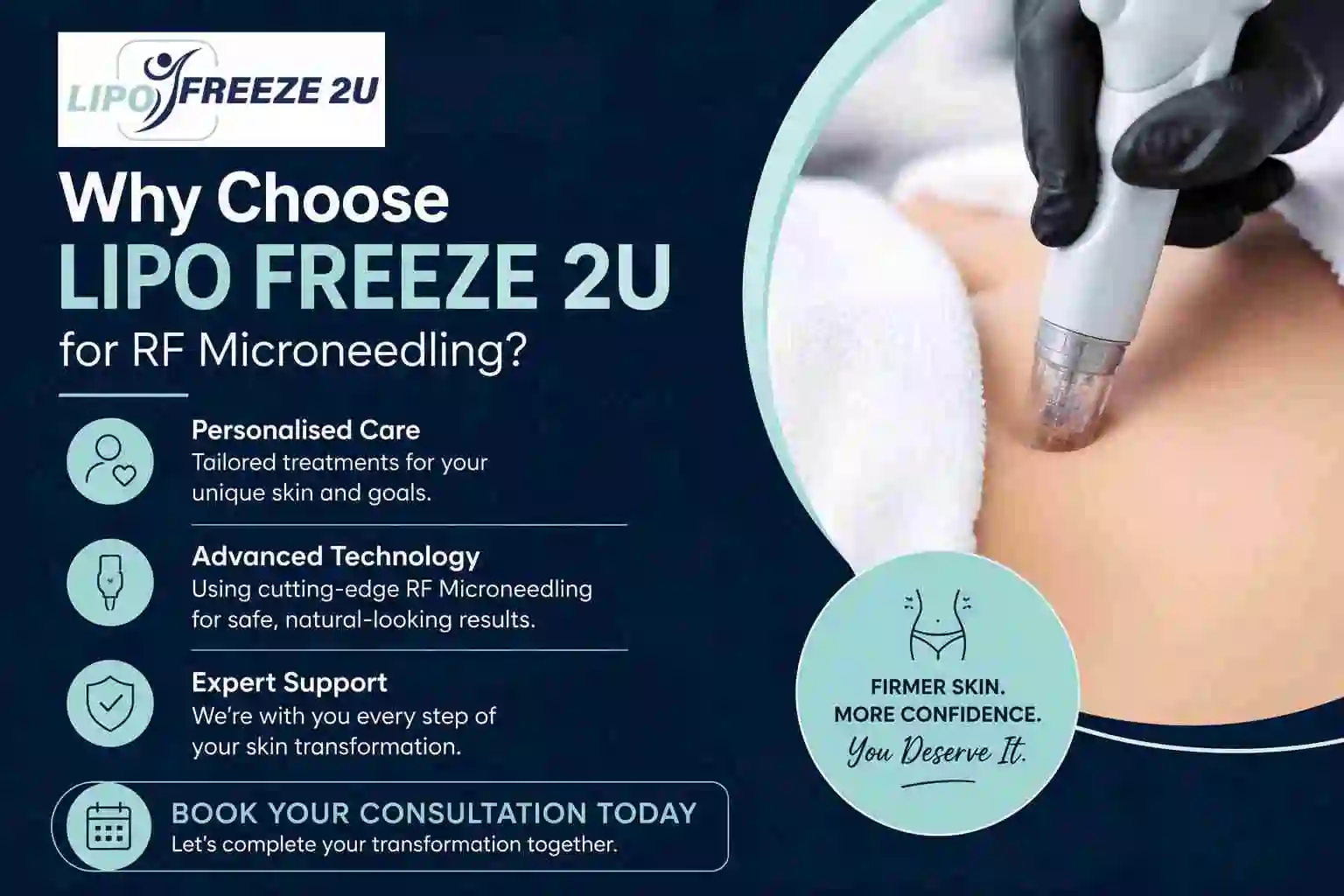 Why Choose LIPO FREEZE 2U for RF Microneedling Stourport-on-Severn?